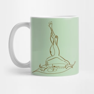 Yoga Bellies Warrior Frog Mug